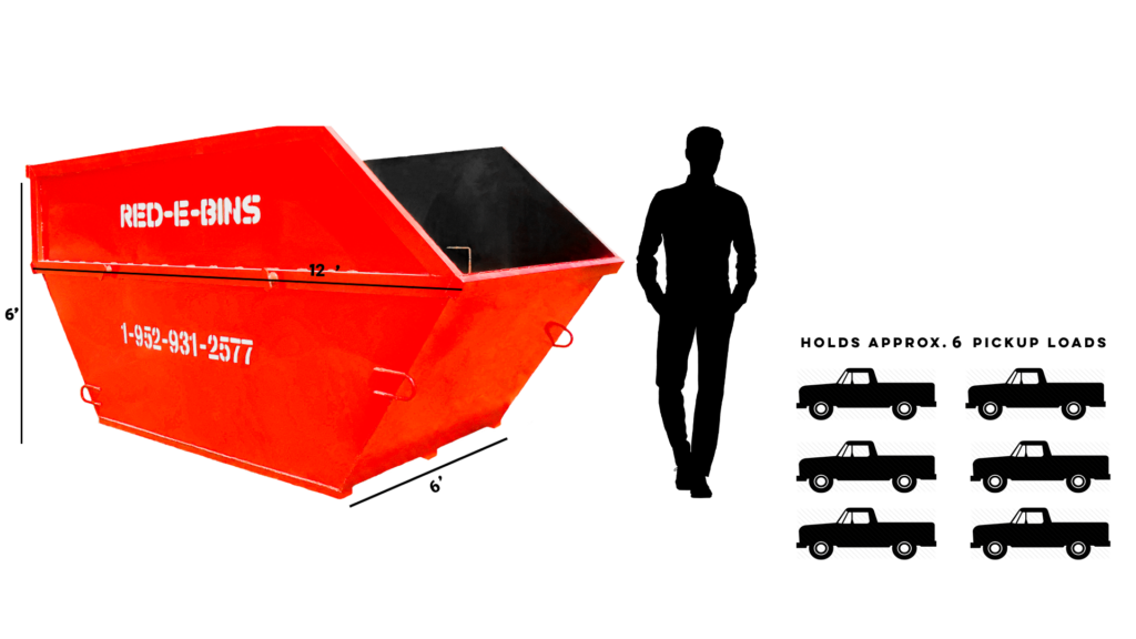 15-yard dumpster size